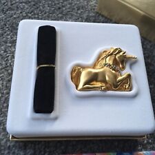 2001 ESTEE LAUDER PLEASURES MAGICAL UNICORN SOLID PERFUME COMPACT