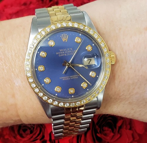 36mm rolex datejust two tone - two,