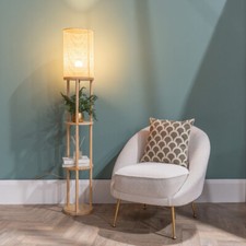 Natural 3 Tier Floor Lamp