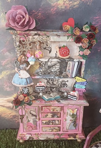 12th scale welsh dresser hutch - scale,