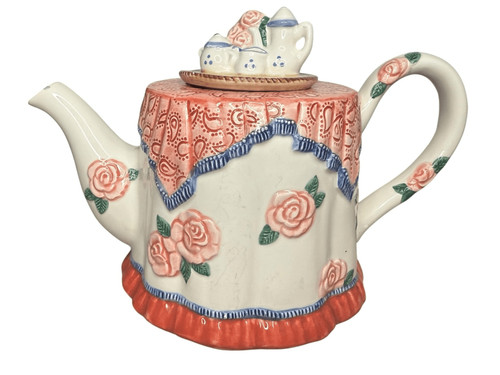 1988 fitz and floyd teapot - 1988,