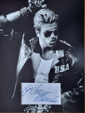 GEORGE MICHAEL Signed 16x12
