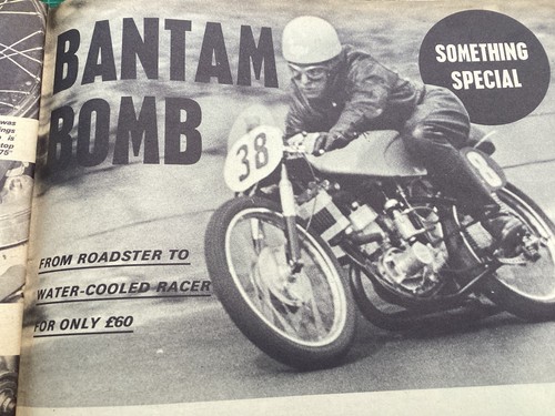 Bsa bantam motorcycle racer - bantam,
