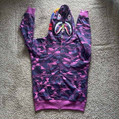 Bathing ape bape purple camo - a,