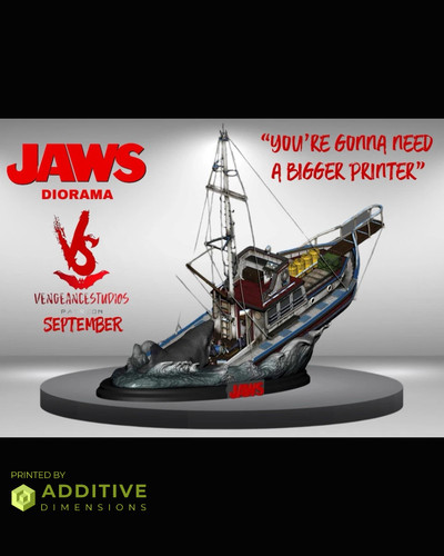 Jaws diorama vs3d - by,