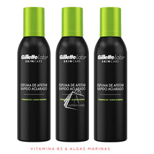 3 x Gillette Labs Quick Rinse