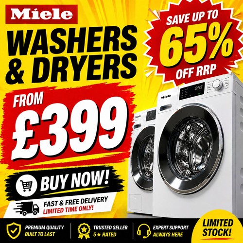 Miele washing machine dryer - washing,