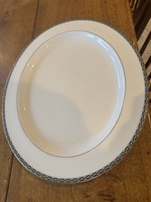 Royal Worcester Francesca Oval Platter – Bone China Serving Plate