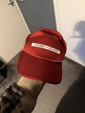 Stone Island Nylon Metal Cap Red Adjustable Strap