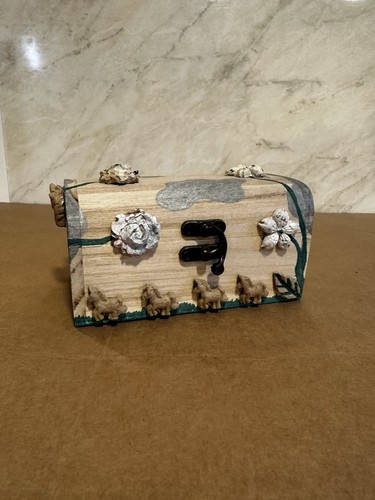 Wooden treasure chest storage - chest,