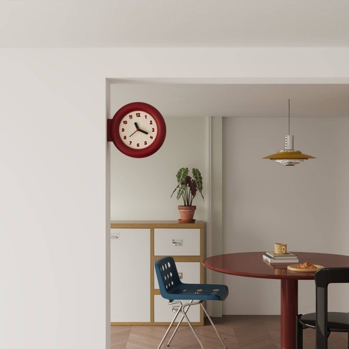 Corner wall timepiece - wall, art