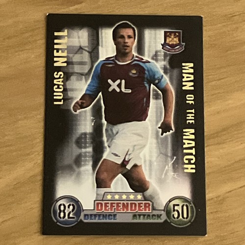 Match attax 2007 lucas - match, 2007/08
