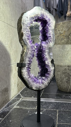 Huge figure amethyst mirror - huge, figure-8