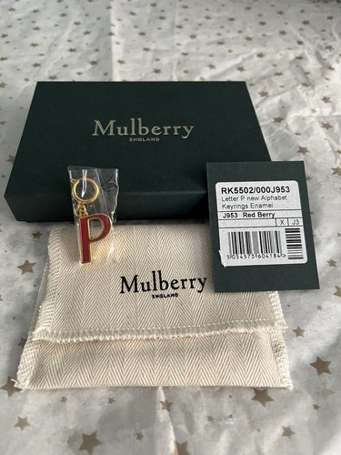 Mulberry letter keyring bag - mulberry, keyring/bag