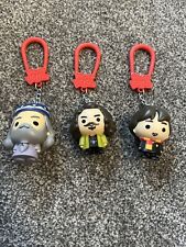 3 X Harry Potter Backpack Buddies Clip Keyring Dumbledore, Sirius Black, Neville