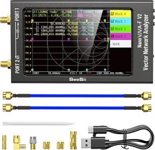 NanoVNA-F V2 Vector Network Analyzer 50kHz-3GHz HF VHF UHF VNA Antenna Analyzer