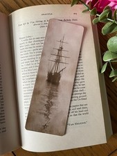 Tall Ship Bookmark – Vintage