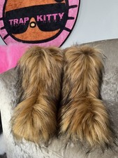 Brown Fur Kawaii Y2K Yeti Emo