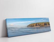 Mawgan porth beach canvas