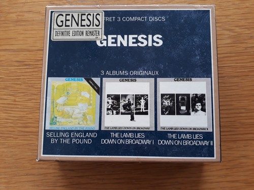 Genesis 3xcd box set - genesis,