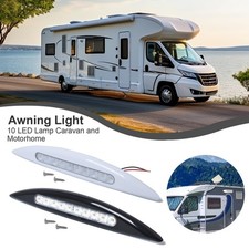 12V Awning Light White 10 LED Lamp For Elddis Coachman Caravan and Motorhome New