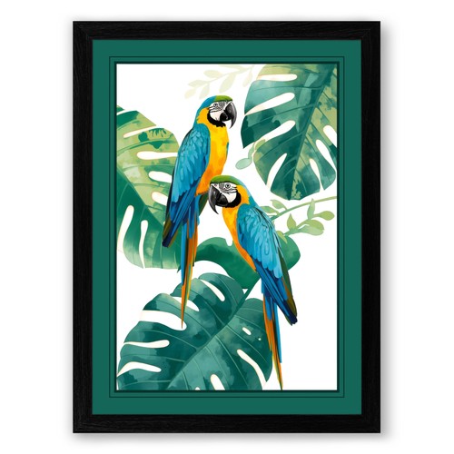 Tropical macaws - tropical,