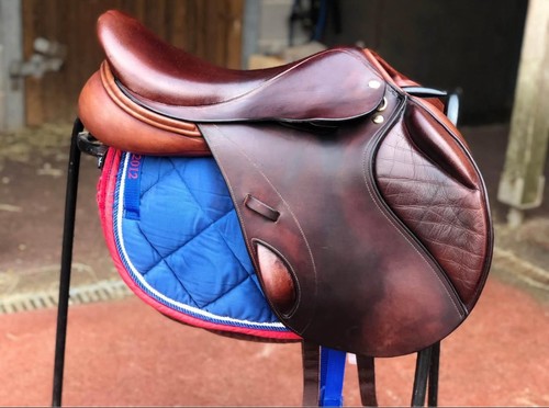 Frank baines brown jump saddle - frank,