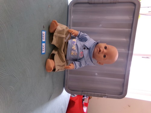 Baby born boy doll - baby, original