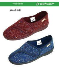 Dunlop BLUEBELL Ladies Washable Touch Fasten Slippers  - £16.99 - POST FREE