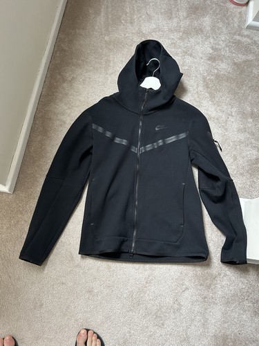 Nike tech fleece black jacket - tech,