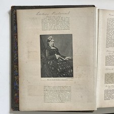 Antique royalty scrapbook Frances Anne Spencer-Churchill, Duchess of Marlborough