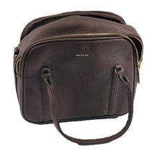Matt & Nat Brown Double Handle Work Office Handbag VEGAN Recycled Material
