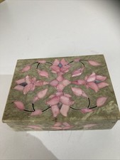 Vintage Soapstone Trinket Box