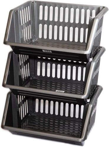 Plastic stacking storage - plastic,