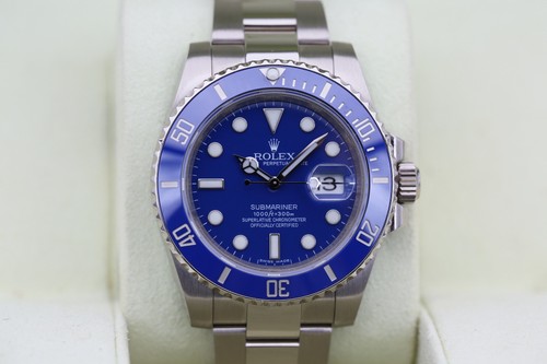 Rolex 116619lb blue submariner - 116619lb,