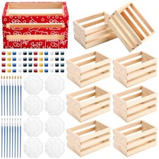 8 Pcs 5'' Small Crates for