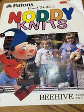 Patons Noddy Knits Knitting Patterns Booklet Enid Blyton Characters Jumpers Toys
