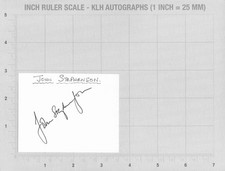 John Stephenson Hand Signed