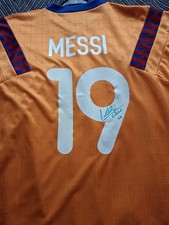 Signed Lionel Messi Number 19