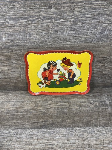 Vintage ohio art tin litho - art, tea