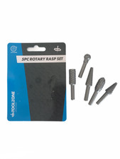 5Pce Rotary Rasp Set 6mm Shank