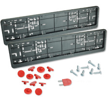 Genuine Wurth Number Plate Holders • Lockable Frame • Anti-Vibration Absorbers