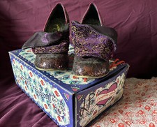 Irregular Choice Flick Flack. Purple/Bordo. Size 40 UK7 in original box