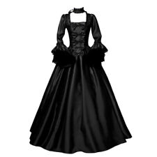 Halloween Women Cosplay Renaissance Victorian Gothic Maxi Dress Medieval/Costume