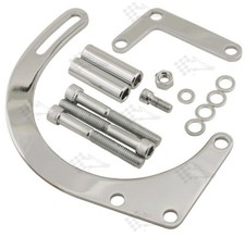 Chrome low mount alternator - chrome,