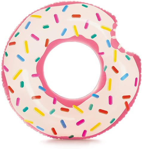 Inflatable donut swim ring - inflatable,
