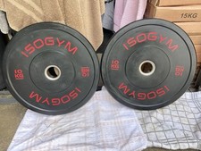NEW OTHER 2 x 10kg ISOGYM Olympic Bumper Weight Plates