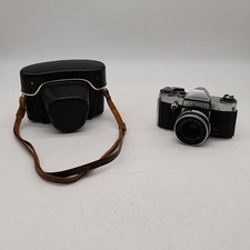 Praktica Nova 35mm SLR Film Camera Carl Zeiss Jena Lens Untested (#H1/10)