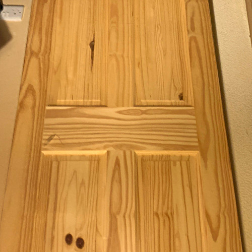 Unfinished wood panel hollow - wood,