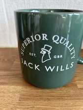 Jack Wills Mug Dark Green Coffee Tea Christmas Gift Present Secret Santa Idea 